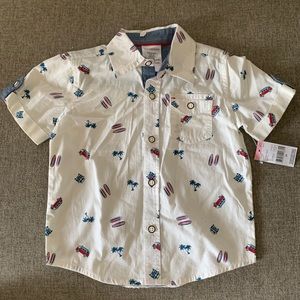 Toddler boys Hawaiian Shirt size 2T NWT